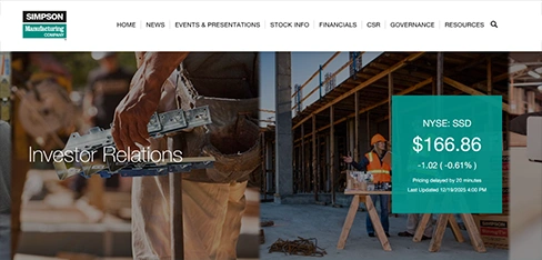 Simpson Manufacturing Co., Inc